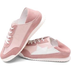 image:imageDREAM PAIRS Boys Girls Sneakers Foldable Back Retro Classic Casual Tennis Lightweight Breathable Walking Shoes for LittleBig KidPink