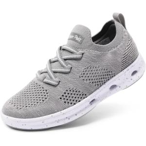 image:imageDREAM PAIRS Boys Girls Sneakers Kids Slipon Quick Dry Lightweight Aqua Water ShoesGrey