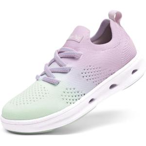 image:imageDREAM PAIRS Boys Girls Sneakers Kids Slipon Quick Dry Lightweight Aqua Water ShoesPurpleMint Green