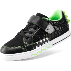 image:imageDREAM PAIRS Boys Sneakers Little Kids Toddler Shoes Storybook Causal Walking Shoes NonSlip with Hook and LoopBlackGreen