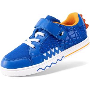 image:imageDREAM PAIRS Boys Sneakers Little Kids Toddler Shoes Storybook Causal Walking Shoes NonSlip with Hook and LoopBlueOrange