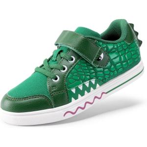 image:imageDREAM PAIRS Boys Sneakers Little Kids Toddler Shoes Storybook Causal Walking Shoes NonSlip with Hook and LoopGreen