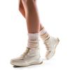 image:imageDREAM PAIRS Ankle Winter Boots for Women Waterproof Lace Up AntiSlip Warm Snow Booties Fashion Sneaker BootsBeige