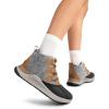 image:imageDREAM PAIRS Ankle Winter Boots for Women Waterproof Lace Up AntiSlip Warm Snow Booties Fashion Sneaker BootsBrownBlack
