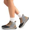 image:imageDREAM PAIRS Ankle Winter Boots for Women Waterproof Lace Up AntiSlip Warm Snow Booties Fashion Sneaker BootsBrownBlack