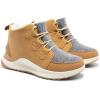 image:imageDREAM PAIRS Ankle Winter Boots for Women Waterproof Lace Up AntiSlip Warm Snow Booties Fashion Sneaker BootsChestnutGrey