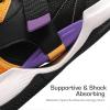 image:imageDREAM PAIRS Boys Girls Basketball Shoes Little Kid Big Kid NonSlip Sport Athletic Sneakers Boys Comfortable Durable School Training ShoesBlackGoldPurple