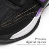 image:imageDREAM PAIRS Boys Girls Basketball Shoes Little Kid Big Kid NonSlip Sport Athletic Sneakers Boys Comfortable Durable School Training ShoesBlackGoldPurple