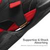 image:imageDREAM PAIRS Boys Girls Basketball Shoes Little Kid Big Kid NonSlip Sport Athletic Sneakers Boys Comfortable Durable School Training ShoesBlackRed