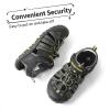 image:imageDREAM PAIRS Boys Girls ClosedToe Outdoor Summer Sport Sandals for ToddlerLittleBig KidBlackGreyYellow