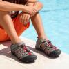 image:imageDREAM PAIRS Boys Girls ClosedToe Outdoor Summer Sport Sandals for ToddlerLittleBig KidGreyLightGreyRed