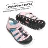 image:imageDREAM PAIRS Boys Girls ClosedToe Outdoor Summer Sport Sandals for ToddlerLittleBig KidPink