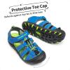 image:imageDREAM PAIRS Boys Girls ClosedToe Outdoor Summer Sport Sandals for ToddlerLittleBig KidRoyalBlueGreen