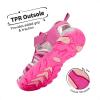 image:imageDREAM PAIRS Boys Girls Outdoor Summer Sport Athletic Sandals for ToddlerLittleBig KidFuchsiaShellPink