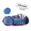image:imageDREAM PAIRS Boys Girls Outdoor Summer Sport Athletic Sandals for ToddlerLittleBig KidNavyFuchsiaMint