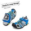 image:imageDREAM PAIRS Boys Girls Outdoor Summer Sport Athletic Sandals for ToddlerLittleBig KidRoyalNeonGreenLightGrey