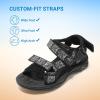 image:imageDREAM PAIRS Boys Girls Sandals Kids Adventurous LightWeight Adjustable Straps Summer Water Shoes ToddlerLittle KidBig KidBlack