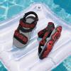 image:imageDREAM PAIRS Boys Girls Sandals Kids Adventurous LightWeight Adjustable Straps Summer Water Shoes ToddlerLittle KidBig KidBlackRed