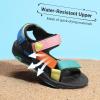 image:imageDREAM PAIRS Boys Girls Sandals Kids Adventurous LightWeight Adjustable Straps Summer Water Shoes ToddlerLittle KidBig KidGreenBlueYellow