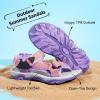 image:imageDREAM PAIRS Boys Girls Sandals Kids Adventurous LightWeight Adjustable Straps Summer Water Shoes ToddlerLittle KidBig KidLavenderOrange