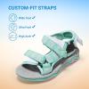 image:imageDREAM PAIRS Boys Girls Sandals Kids Adventurous LightWeight Adjustable Straps Summer Water Shoes ToddlerLittle KidBig KidMintPink