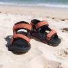 image:imageDREAM PAIRS Boys Girls Sandals Kids Adventurous LightWeight Adjustable Straps Summer Water Shoes ToddlerLittle KidBig KidOrangeBlack