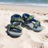 image:imageDREAM PAIRS Boys Girls Sandals Kids Adventurous LightWeight Adjustable Straps Summer Water Shoes ToddlerLittle KidBig KidRoyalNeonGreen