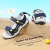 image:imageDREAM PAIRS Boys Girls Sandals Kids Athletic Summer Sports Water Shoes for ToddlerLittle KidBig KidDarkBlue