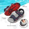 image:imageDREAM PAIRS Boys Girls Sandals Kids Athletic Summer Sports Water Shoes for ToddlerLittle KidBig KidNavyRed