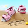 image:imageDREAM PAIRS Boys Girls Sandals Kids Athletic Summer Sports Water Shoes for ToddlerLittle KidBig KidPinkFuchsia