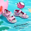 image:imageDREAM PAIRS Boys Girls Sandals Kids Athletic Summer Sports Water Shoes for ToddlerLittle KidBig KidPinkFuchsia