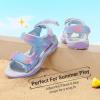image:imageDREAM PAIRS Boys Girls Sandals Kids Athletic Summer Sports Water Shoes for ToddlerLittle KidBig KidRainbowPurple