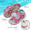 image:imageDREAM PAIRS Boys Girls Sandals Kids Athletic Summer Sports Water Shoes for ToddlerLittle KidBig KidRoseRed