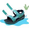 image:imageDREAM PAIRS Boys Girls Sandals Summer Outdoor Athletic Kids Sport Water Shoes for ToddlerLittle KidBlueCrocodile