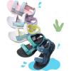 image:imageDREAM PAIRS Boys Girls Sandals Summer Outdoor Athletic Kids Sport Water Shoes for ToddlerLittle KidBluePurpleHippocampus