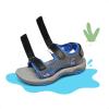 image:imageDREAM PAIRS Boys Girls Sandals Summer Outdoor Athletic Kids Sport Water Shoes for ToddlerLittle KidGreyBlue