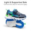 image:imageDREAM PAIRS Boys Girls Shoes Kids Tennis Athletic Running Footwear Breathable Walking Sneakers for LittleBig KidNavyNeon Green