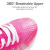 image:imageDREAM PAIRS Boys Girls Shoes Kids Tennis Athletic Running Footwear Lace Up Walking DuraPlay Breathable Lightweight Sneakers for LittleBig KidHot Pink