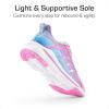 image:imageDREAM PAIRS Boys Girls Shoes Kids Tennis Athletic Running Footwear Lace Up Walking DuraPlay Breathable Lightweight Sneakers for LittleBig KidPurplePink