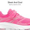 image:imageDREAM PAIRS Boys Girls Shoes Kids Tennis Athletic Running Gym School Sneakers for Little Big KidHot Pink