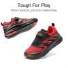 image:imageDREAM PAIRS Boys Girls Shoes Kids Tennis Athletic Running Gym School Sneakers for Little Big KidRedBlack
