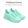 image:imageDREAM PAIRS Boys Girls Shoes Kids Tennis Slip on Footwear Running Athletic Sports School SneakersLight Green