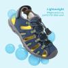 image:imageDREAM PAIRS Boys Girls Summer Outdoor Athletic Sport Sandals Walking Hiking Hook and Loop Adjustable Multicolor for ToddlerLittleBig KidsDark Blue