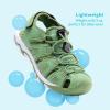 image:imageDREAM PAIRS Boys Girls Summer Outdoor Athletic Sport Sandals Walking Hiking Hook and Loop Adjustable Multicolor for ToddlerLittleBig KidsGreen
