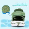 image:imageDREAM PAIRS Boys Girls Summer Outdoor Athletic Sport Sandals Walking Hiking Hook and Loop Adjustable Multicolor for ToddlerLittleBig KidsGreen