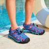 image:imageDREAM PAIRS Boys Girls Summer Outdoor Athletic Sport Sandals Walking Hiking Hook and Loop Adjustable Multicolor for ToddlerLittleBig KidsNavyFuchsiaMint