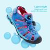 image:imageDREAM PAIRS Boys Girls Summer Outdoor Athletic Sport Sandals Walking Hiking Hook and Loop Adjustable Multicolor for ToddlerLittleBig KidsNavyFuchsiaMint