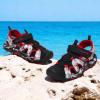 image:imageDREAM PAIRS Boys Girls Summer Outdoor Athletic Sport Sandals for ToddlerLittleBig KidBlackRed