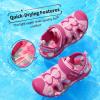 image:imageDREAM PAIRS Boys Girls Summer Outdoor Athletic Sport Sandals for ToddlerLittleBig KidHot PinkPink