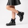 image:imageDREAM PAIRS Girls Ankle Boots with Side Zipper Chelsea Booties Low Heels Girl Fashion Shoes for ToddlerLittle KidBig KidAll Black